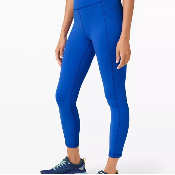 Lulu Invigorate sz 4 in Cerulean Blue Tights - Picture 4 of 4